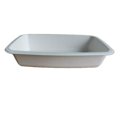 Barquette scellable pulpe laminée PLA "gastronorme" 1/4 1450ml  H55mm
