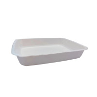 Barquette scellable pulpe laminée PLA "gastronorme" 1/2 325x265mm H52mm 3000ml
