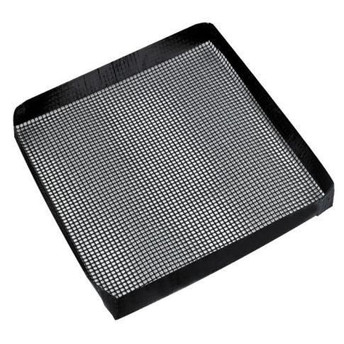 Plaque grillagée en silicone avec bordure pour BBQ 279x279mm H30mm