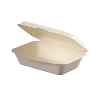 Coquille blanche en pulpe190x140mm H60mm 600ml
