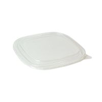 Couvercle PET pour saladier carre130x130mm