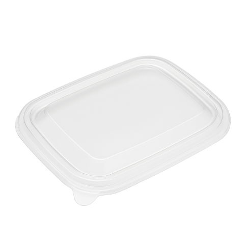 Couvercle dôme rectangulaire transparent en plastique PET