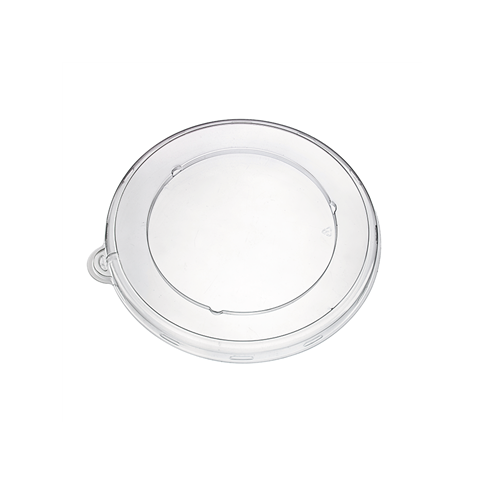 Couvercle plat transparent en plastique