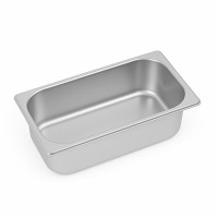 Bac GN inox 1/3 H 6,5 cm 325x176mm H65mm