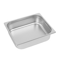 Bac GN inox 1/2 H 6,5 cm 325x265mm H65mm
