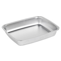 Barquettes inox scellables GN 1/2 325x265mm H52mm