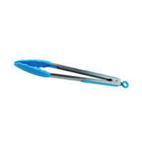 Pince de cuisine en acier inoxydable avec embouts en silicone 340