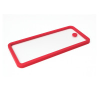 Couvercle GN 1/3 verre trempé et silicone avec 2 bouchons silicone 325x172mm H17mm