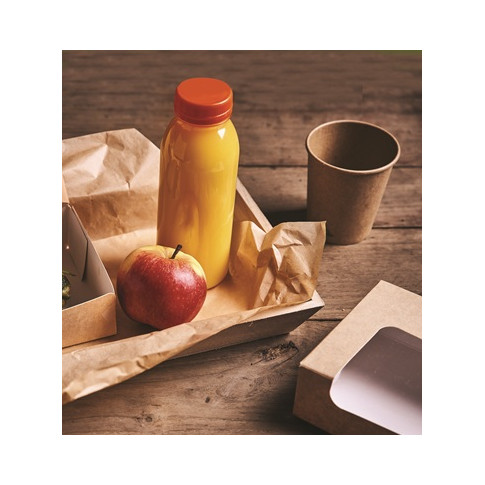 Papier brun ingraissable enchevêtré en boîte distributrice 350x270mm