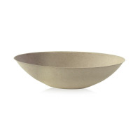 Bol ovale brun en pulpe "BioNchic"  270x165mm H77mm 1500ml