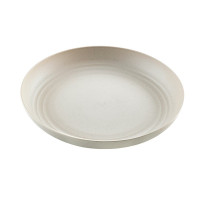 HUSKLY Assiette réemployable composite beige  H30mm