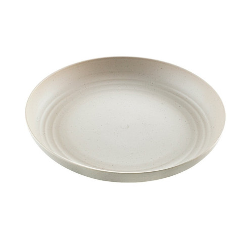 HUSKLY Assiette réemployable composite beige  H30mm