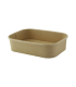 Saladier rectangulaire en kraft lamine pp 170x120mm H45mm 500ml