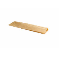 Sac sandwich papier kraft brun ingraissable  100x40mm H340mm