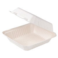 Coquille blanche en pulpe 232x157mm H80mm 830ml