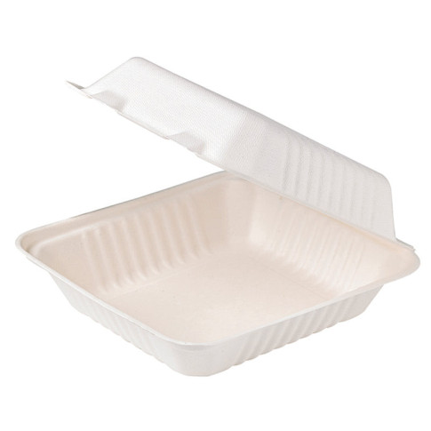 Coquille blanche en pulpe 232x157mm H80mm 830ml