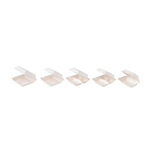 Coquille blanche en pulpe 232x157mm H80mm 830ml