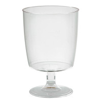Verre à vin réutilisable plastique PS  H100mm 150ml