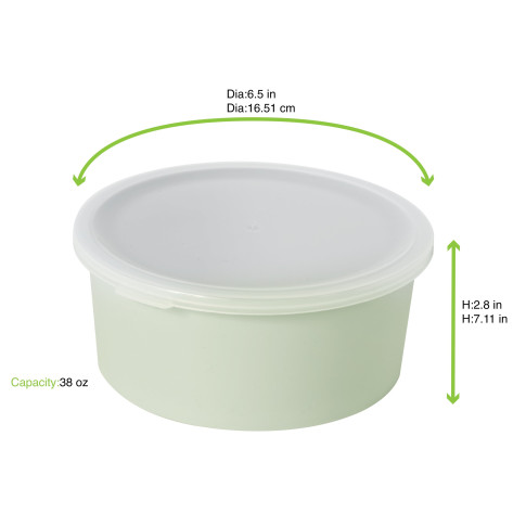 Bol Phoenix en plastique RPET réemployable vert d'eau  H70mm 1 110ml