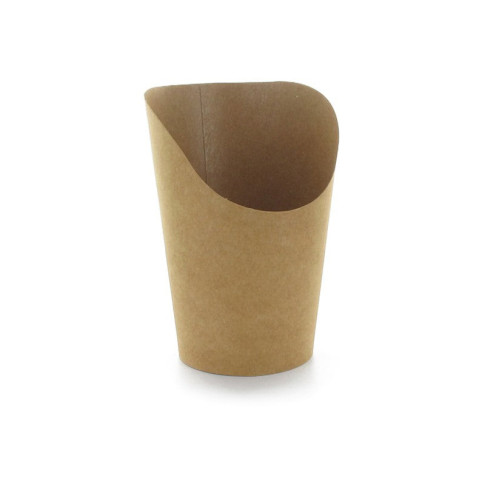 Pot wrap carton brun   H117mm 230ml