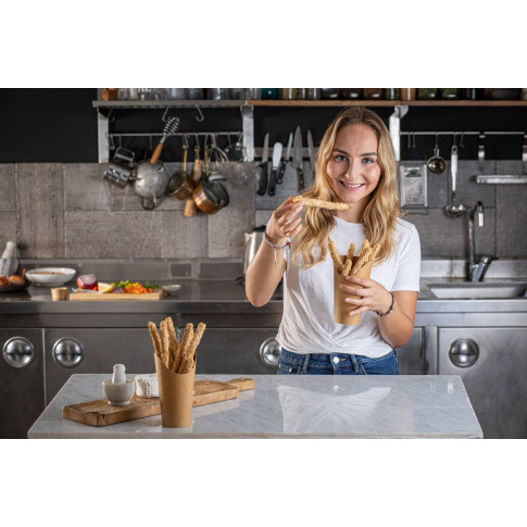 Pot wrap carton brun   H117mm 230ml
