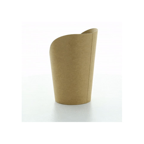 Pot wrap carton brun   H117mm 230ml