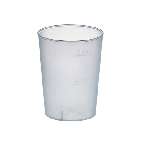 Verre PP réutilisable "Optimal"   H50mm 50ml
