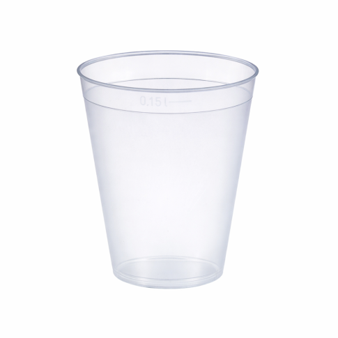 Verre PP réutilisable "Optimal"   H75mm 165ml