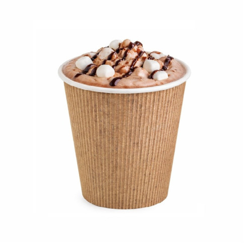 Gobelet carton PLA "Nature cup"  H108mm 340ml