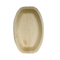 Plateau ovale en palmier  360x240mm H25mm