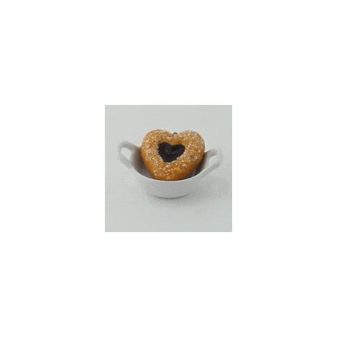 Mini plat en porcelaine blanc  85x60mm H30mm