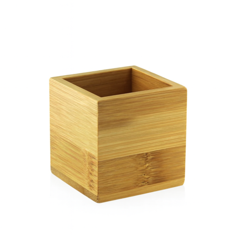Porte ustensiles bambou  60x60mm H60mm