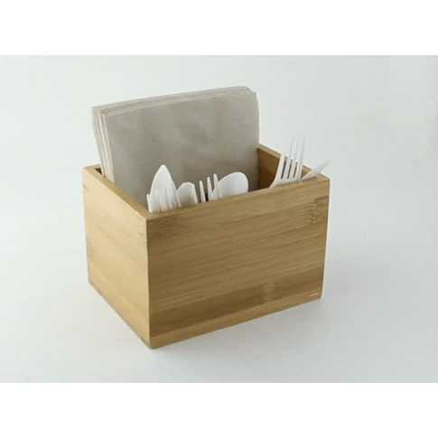 Porte ustensiles bambou  160x120mm H105mm
