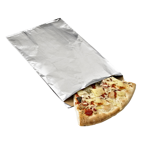 Sac aluminium avec intérieur kraft brun  90x300mm H40mm