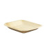 Assiette carrée en palmier  170x170mm H20mm