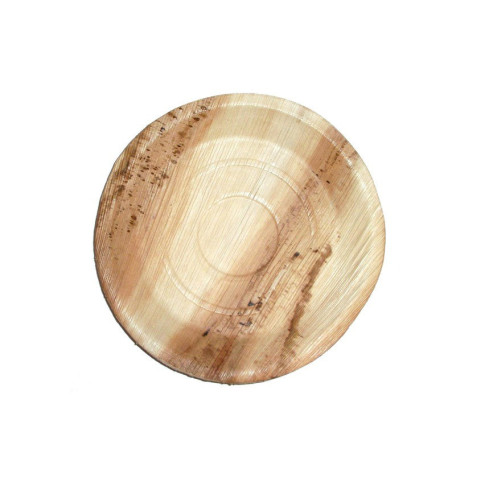 Assiette ronde en palmier   H25mm