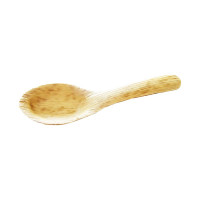 Mini cuillère en feuille de bambou "Zebra"  130