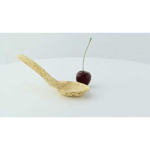 Mini cuillère en feuille de bambou "Zebra"  130