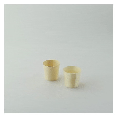 Mini gobelet bois   H45mm