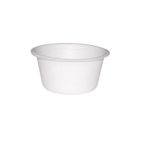 Coupelle pulpe ronde blanche   H30mm 60ml