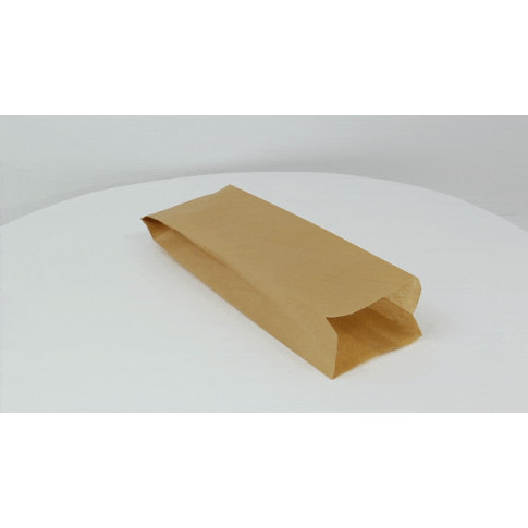 Sac sandwich papier brun à fenêtre 120x40mm H340mm