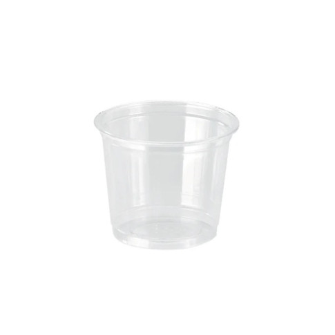 Pot plastique PET transparent  H68mm 150ml