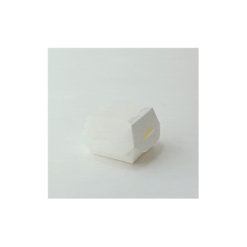 Mini Boite burger en carton blanc  70x70mm H50mm