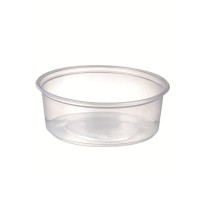 Pot Deli rond PP transparent   H40mm 250ml
