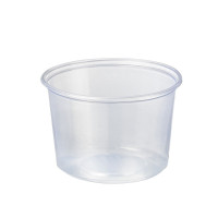 Pot Deli rond PP transparent   H70mm 500ml