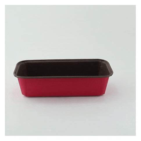 Moule de cuisson papier kraft rose rectangulaire  193x93mm H50mm 750ml