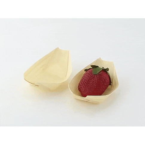 Barquette bateau bois  113x70mm H14mm