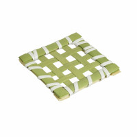 Carré bambou tressé "Ise" 50x50mm