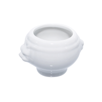 Mini soupière en porcelaine blanc  80x65mm H50mm