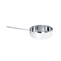 Mini poêle inox avec poignée   H35mm 350ml